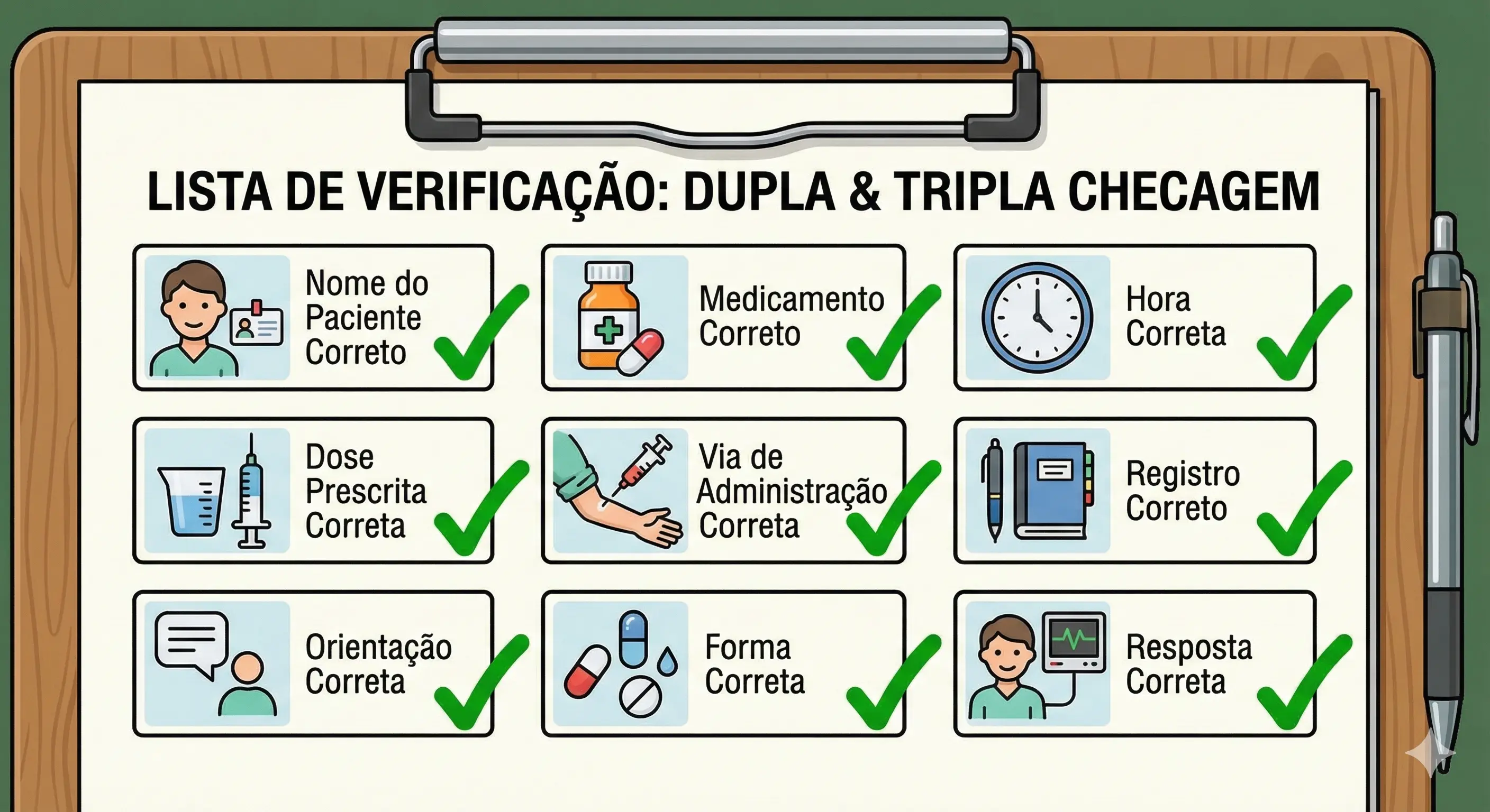 LISTA DE VERIFICAÇÃO DE DUPLA E TRIPLA CHECAGEM